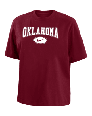 Oklahoma Women's Nike College Boxy T-Shirt. Nike.com